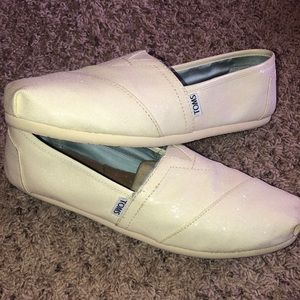 Ivory Glitter TOMS